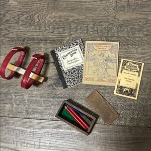 American Girl pleasant company Samantha parkington school strap accessories book